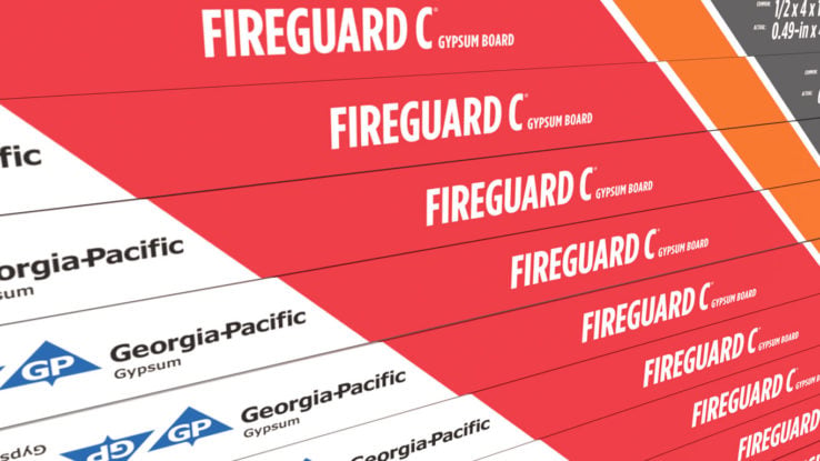 ToughRock® Fireguard C ® Gypsum Board Image 2