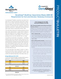 DensGlass Shaftliner Product Bulletin Assemblies Meet IBC Requirement