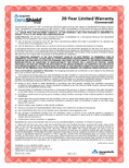 DensShield® Tile Backer Limited Warranty Commercial - Canada (English)