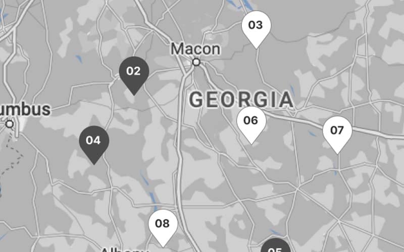 Map of Georgia 