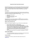 Georgia-Pacific Plaster Products Safety Information