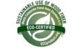 ECO Certification logo featuring a green circular badge with a leaf symbol and the word “ECO,” representing environmentally responsible and sustainable practices.